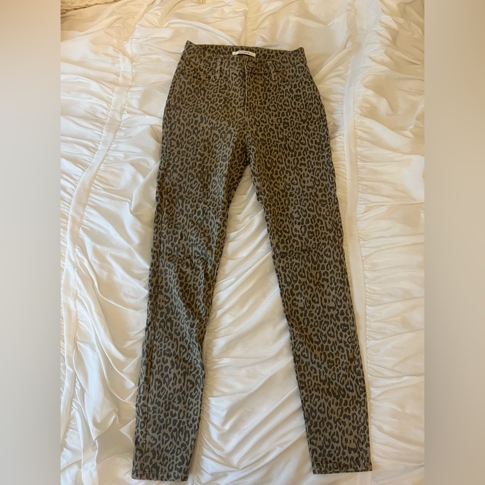 Pacsun high rise cheetah print jegging
